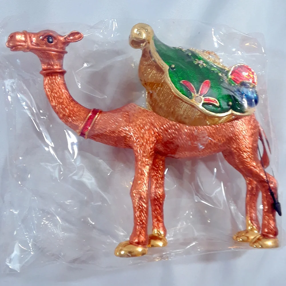 Habibi Camel Pewter Jewel Box